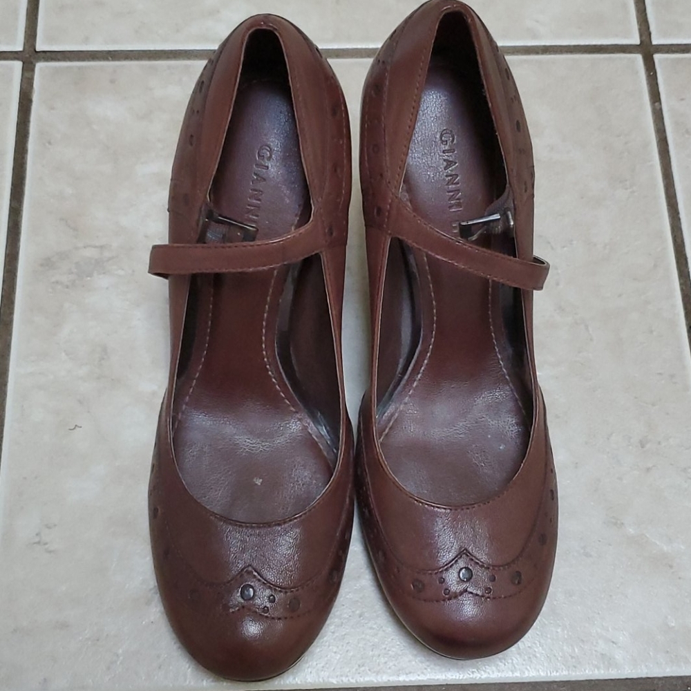 Gianni Bini Bronwn High Heel Mary Janes 7.5
